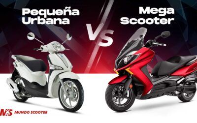 Comparativa: Pequeña Urbana vs Mega Scooter