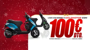 promocion navidad ciclomotores 100 euros descuento